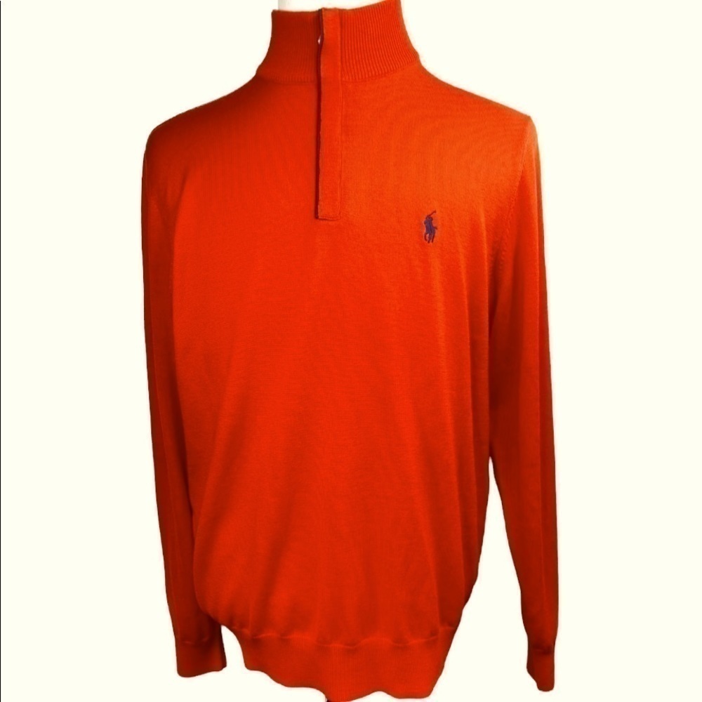 Polo Golf Ralph Lauren Men’s Pullover Quarter Zip Sweater - Picture 2 of 12